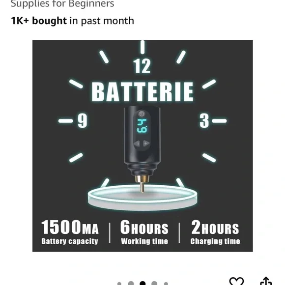 Poseidon Tattoo Kit with Black Machine - Picture 3 of 6